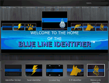 Tablet Screenshot of bluelineid.com